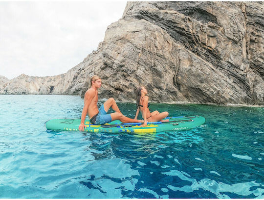Aquatone Jungle Φουσκωτή Σανίδα SUP με Μήκος 3.96m Πράσινη