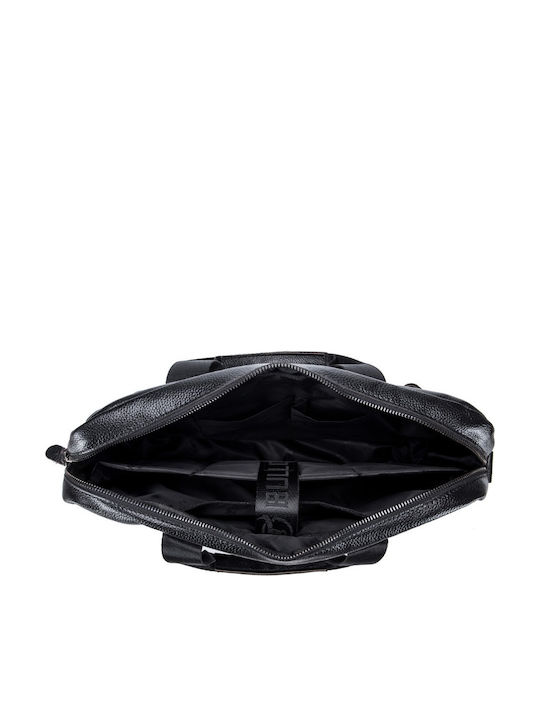GWB-046 Leather Men's Briefcase Black