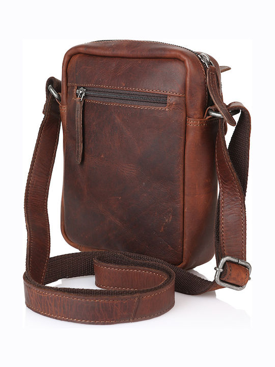 Leather Men's Bag Shoulder / Crossbody Brown