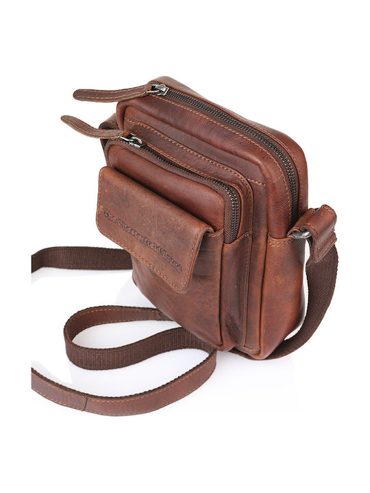 Leather Men's Bag Shoulder / Crossbody Brown