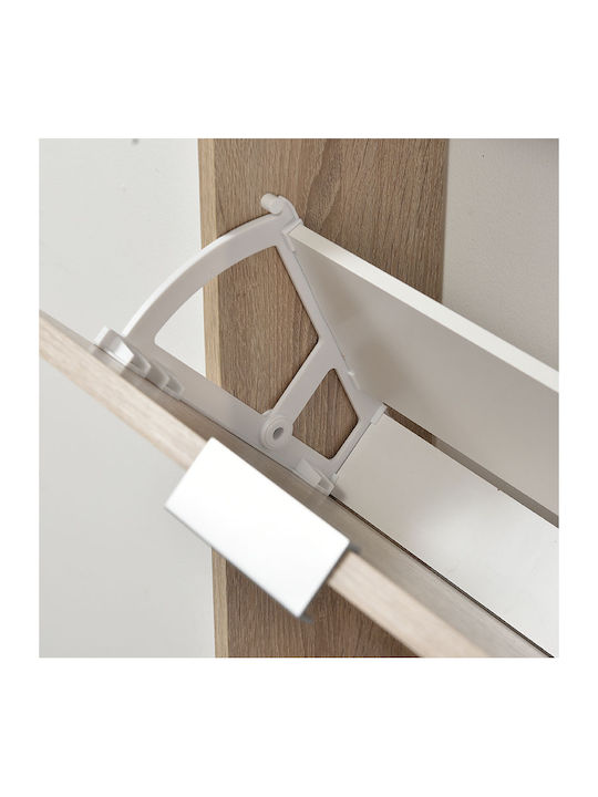 Ξύλινη Παπουτσοθήκη Base 14 με 4 Ράφια Sonoma Μ58xΠ18xΥ155.5cm