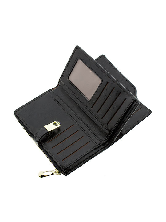 Large Women's Wallet Classic Black Croco