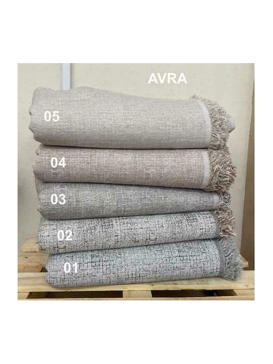 Linea Home Throws Set 3 pcs Avra 02 Brown