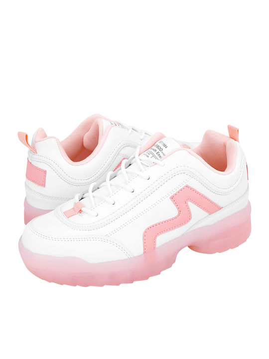 Invisible Γυναικεία Chunky Sneakers Ροζ