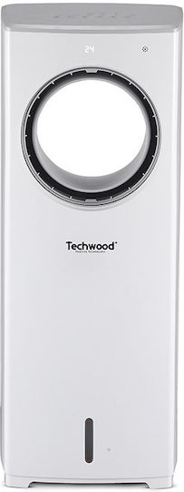 Techwood Вентилатор Без Перки 110W с Дистанционно Бял