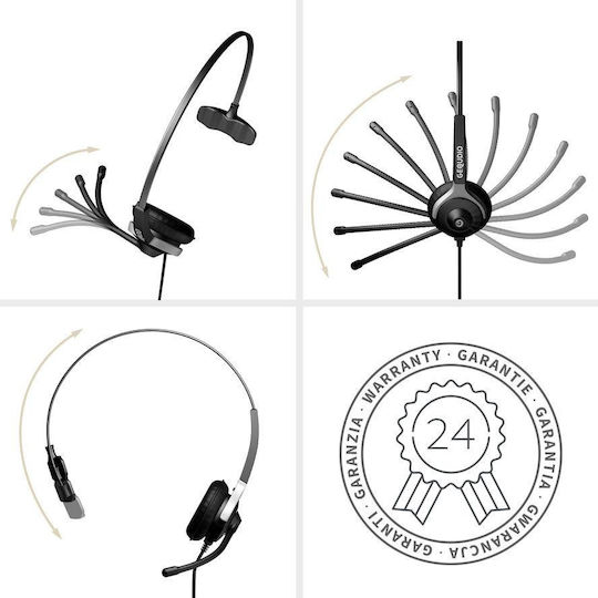Gequdio WA9004 VOIP Headset 1-ear for Unify with cable
