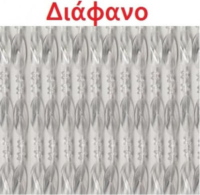 Chios Hellas Plastic Door Curtain Transparent 120x220cm