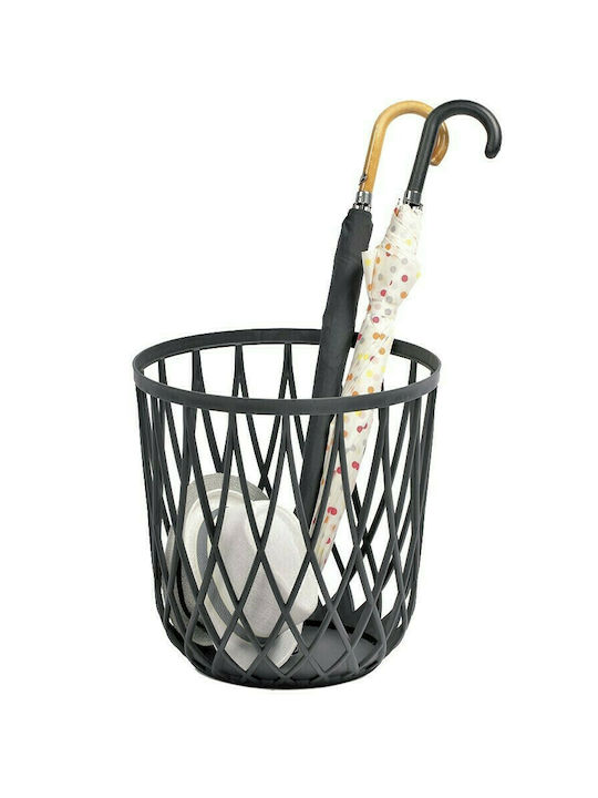 Prosperplast Plastic Storage Basket with Lid Unicubo Black 3pcs IKUBS3S449