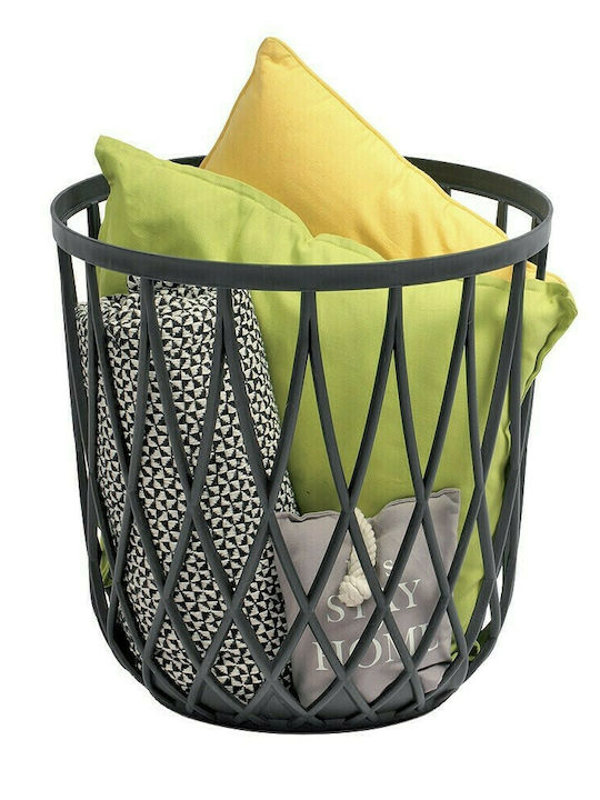 Prosperplast Plastic Storage Basket with Lid Unicubo Black 3pcs IKUBS3S449