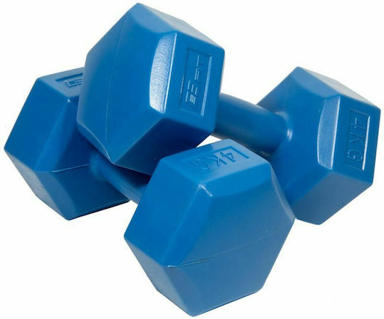 Eb Fit EB Fit Σετ Βαράκια Εξάγωνα 2 x 4kg