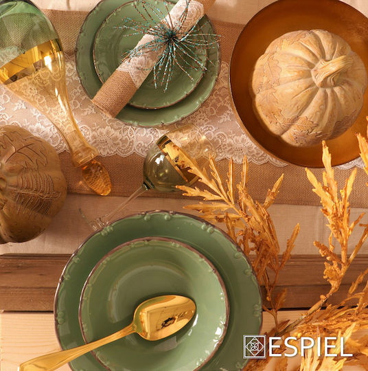 Espiel Inel de șervețel Metalic Turquoise 1pcs
