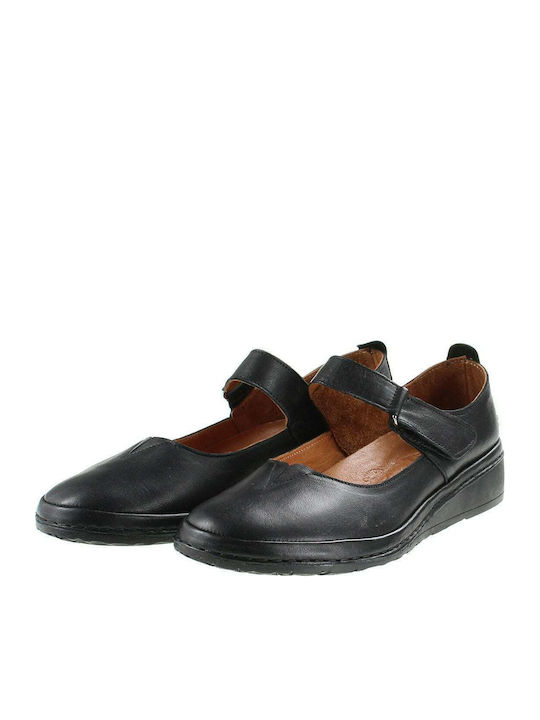 Anatomic Leather Ballerinas Black