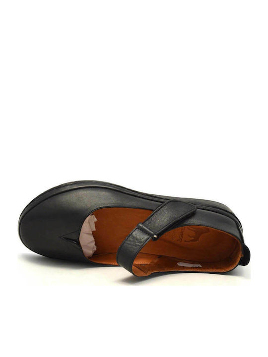 Anatomic Leather Ballerinas Black