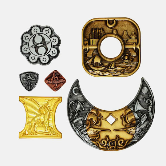 FaNaTtik Dungeons and Dragons Waterdeep Coin Collection Ρέπλικα μήκους 6εκ.