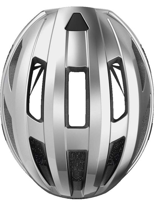 Abus Macator Bicycle Helmet Mountain / Road Silver