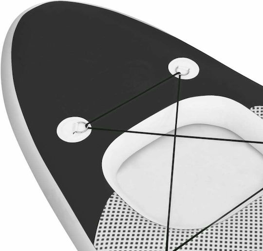 vidaXL Φουσκωτή Σανίδα SUP με Μήκος 3m Μαύρη