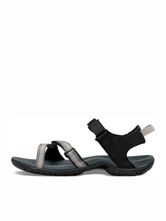 Verra Women's Flat Sandals Sporty in Black Color