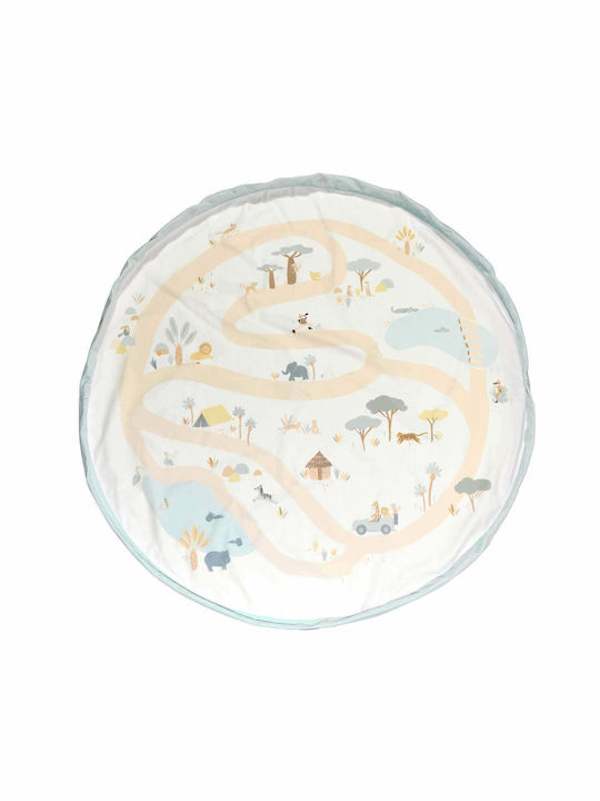 Play&go Jungle Детски Килими Бял 140x140см