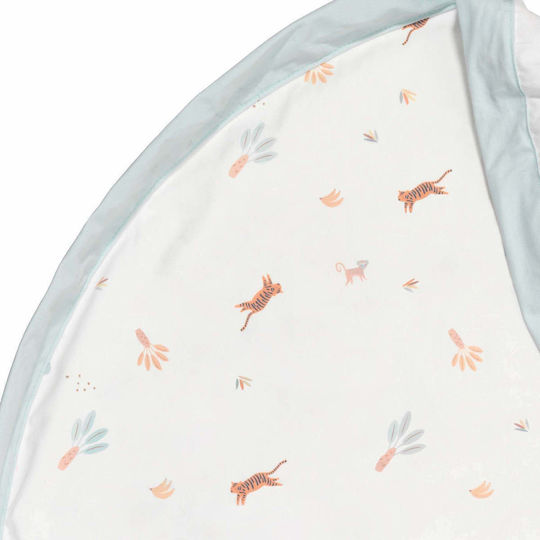 Play&go Jungle Детски Килими Бял 140x140см