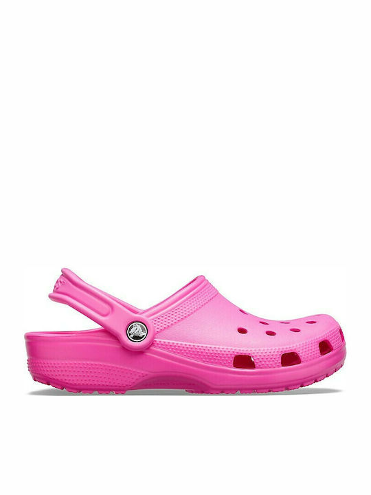 Crocs Classic Γυναικεία Παπούτσια Θαλάσσης Electric Pink