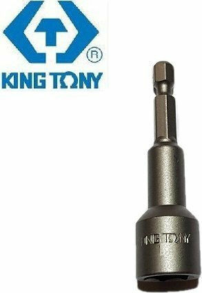King Tony Magnetisch Nuss Sechskant mit Vierkant-Antrieb HEX Durchmesser 5mm 1Stück