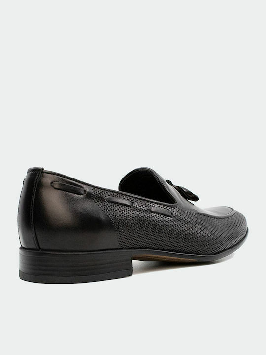 Men's Leather Moccasins Black
