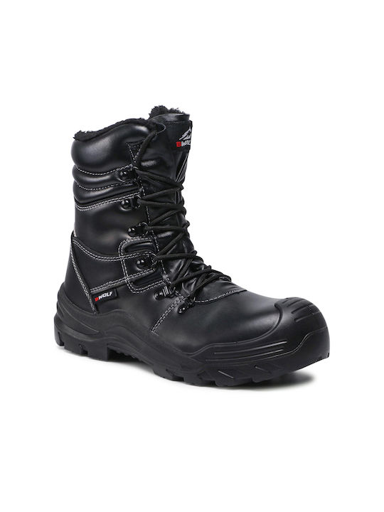 Palltex Grizzly Waterproof Boots Safety Black S3 with Certification HI,SRC