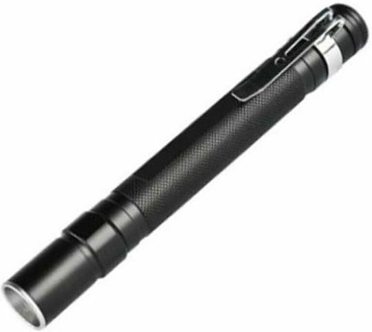 Entac Flashlight LED IP44 with Maximum Brightness 150lm EFL-ZOOM-3W-ALU Black