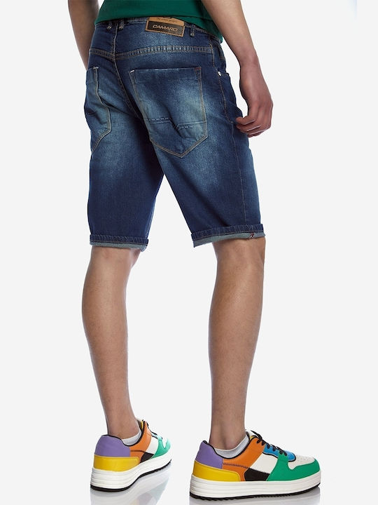 Camaro Men's Shorts Jeans Blue