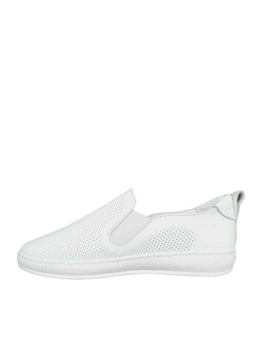 Ανατομικά Γυναικεία Slip-On Λευκά