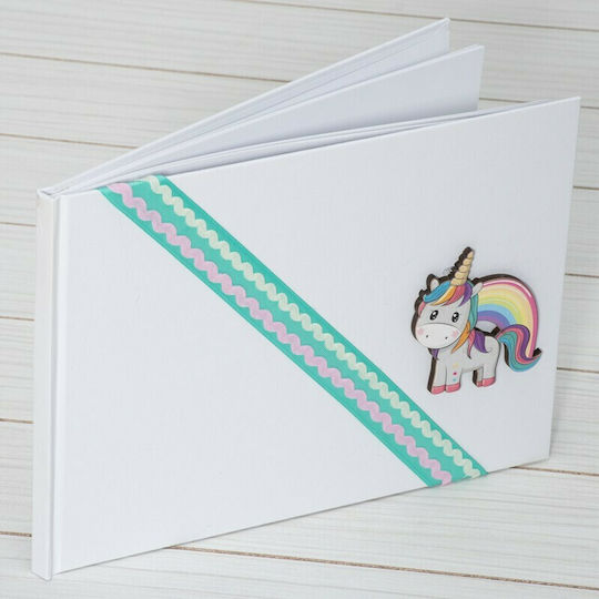 Papillon Kids Handmade Книга за гости с тема Единорог от Картон