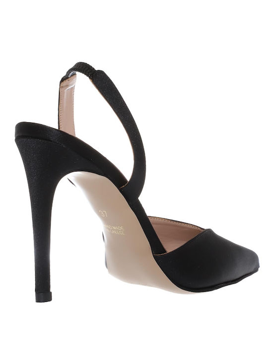 Pumps mit Stiletto-Absatz Schwarz