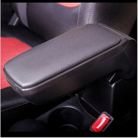 Rati Armster S Car PU Armrest for Suzuki Celerio / Splash 2007+ Black