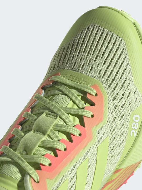 Terrex Agravic Flow 2.0 Дамски Спортни обувки Планинско бягане Почти Лайм / Pulse Lime / Turbo