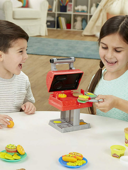 Lumânare cu jucărie Play-Doh Kitchen Creations Grill 'n Stamp pentru 3+ Ani Hasbro