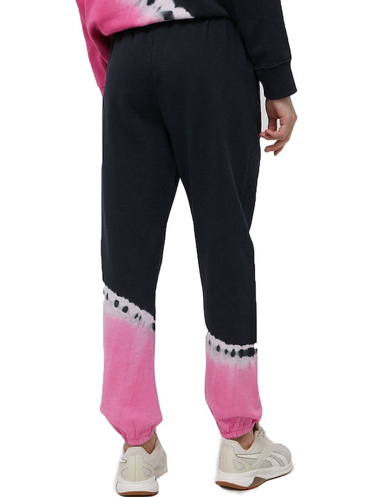 DKNY Παντελόνι Φόρμας Black/Fuchsia