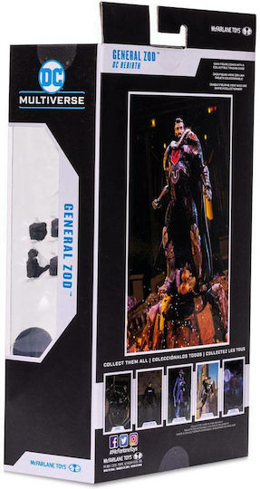 Mcfarlane Toys DC Comics: Superman General Zod Φιγούρα Δράσης ύψους 18εκ. σε Κλίμακα 1:10