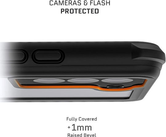 Ghostek Nautical 4 360 Full Cover Πλαστικό 1.25mm Αδιάβροχο Διάφανο/Μαύρο (Galaxy S22+ 5G)