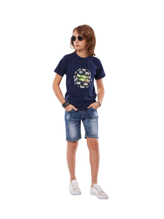 Hashtag Kids T-shirt Blue