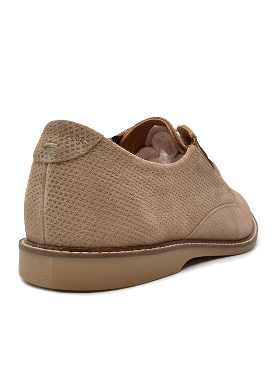 MS255R05 Leder Herren Freizeitschuhe Beige