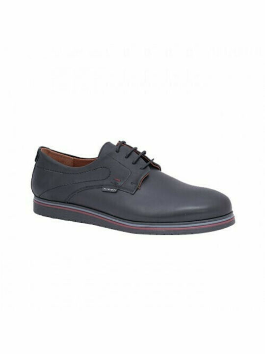 Nicon Footwear Co. 303 Men's Leather Casual Shoes Black