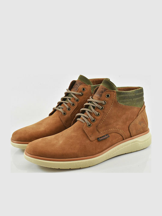 Leather Tabac Brown Men's Boots Anatomical