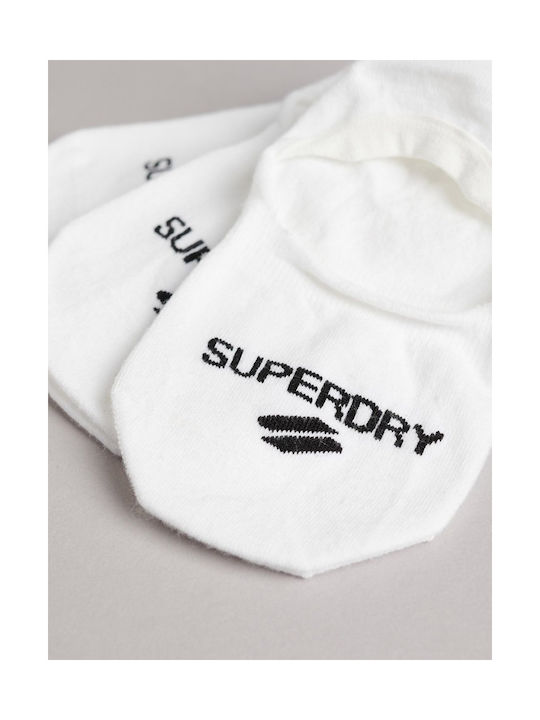 Superdry Ανδρικές Κάλτσες Λευκές 3Pack