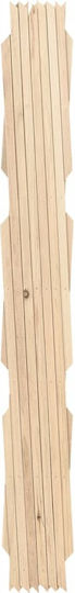 Grătare Pliabile De Grădină Din Lemn Cu Design În Grilă Romb Bej 80x180cm 5 Piese