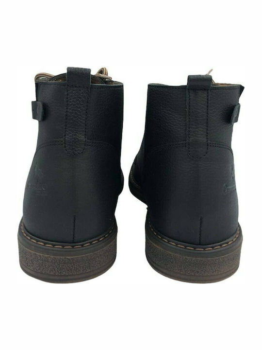 Piele Negru Ghete barbati