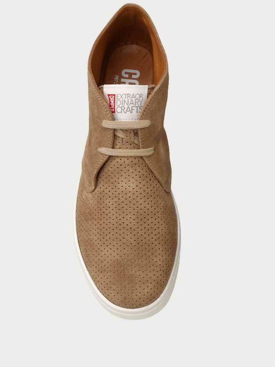 K3 Suede Μπεζ Ανδρικά Μποτάκια