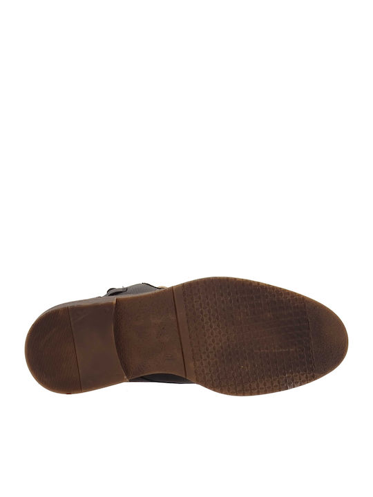 Piele Negru Ghete barbati