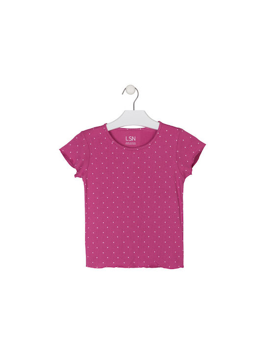 Losan Kinder-T-Shirt Lila