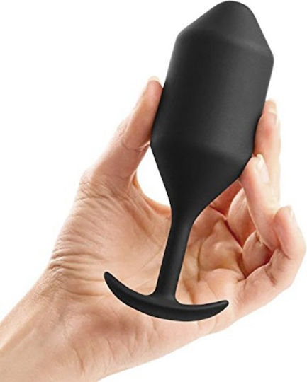 b-Vibe Snug Plug 4 Anal Plug Schwarz 13.3cm