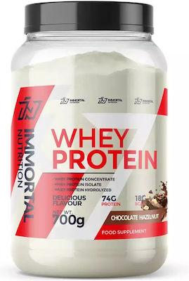 Immortal Nutrition 100% Whey Protein Πρωτεΐνη Ορού Γάλακτος με Γεύση Chocolate Hazelnut 700gr